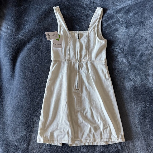 Juniors' Love, Fire Twill Sleeveless Mini Sheath Dress NWT - Picture 7 of 7